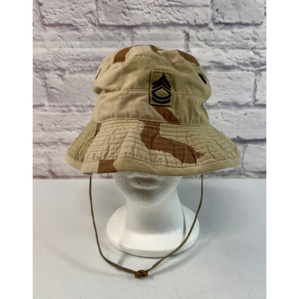 Military Issued Hat Desert Digital Camouflage Class 2 Bernard Cap Size 7 Tan